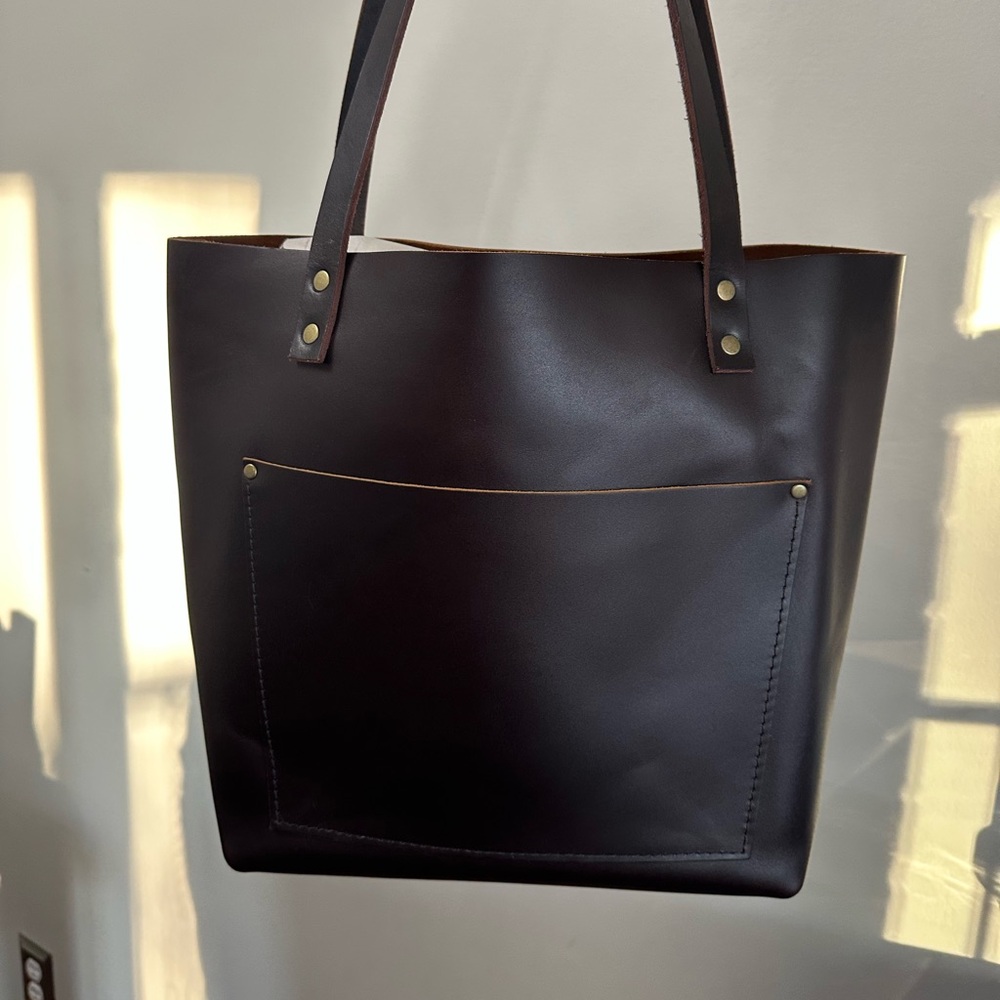 Portland Leather Goods AP medium classic tote in grizzly